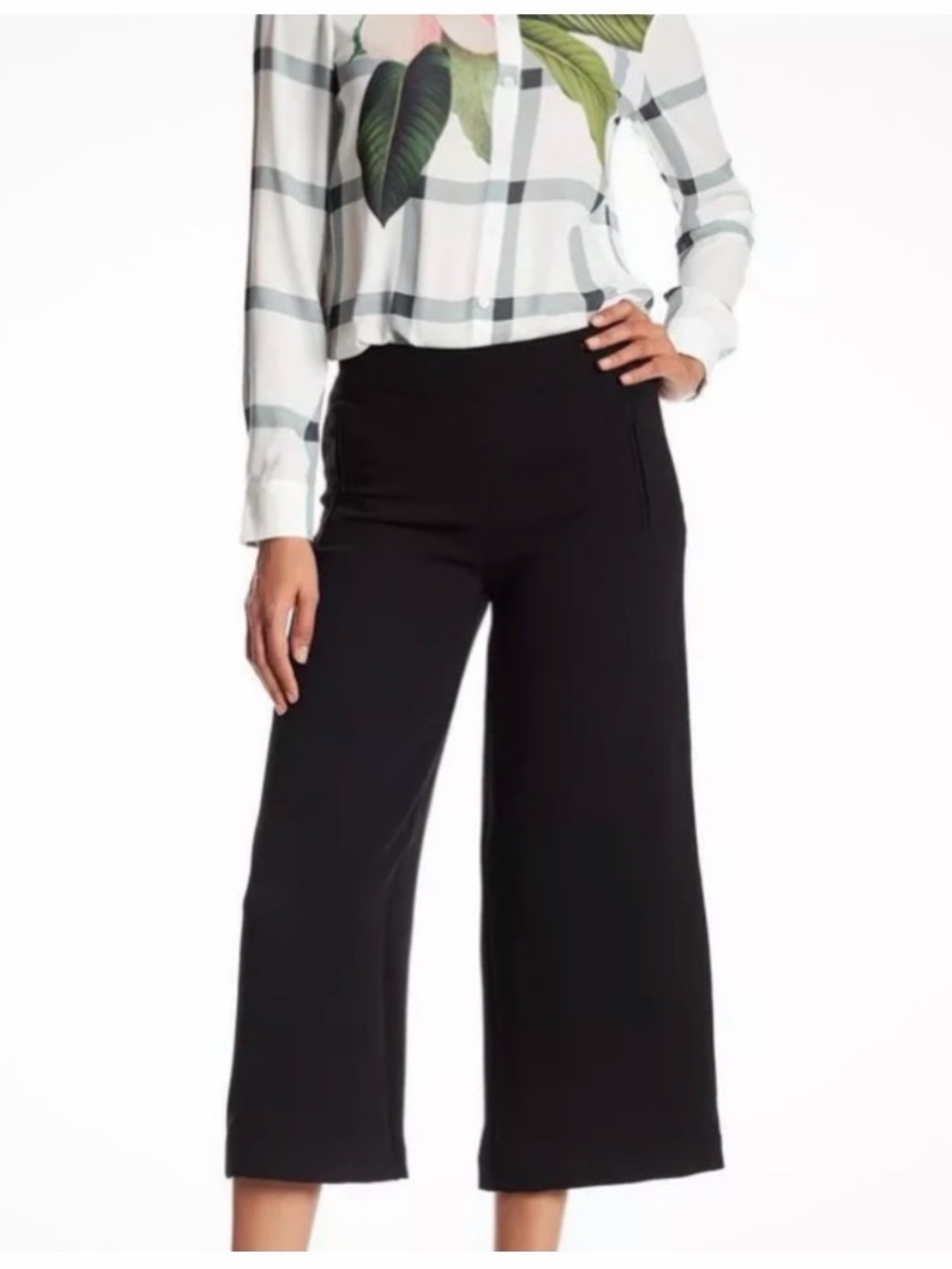 Ted Baker Milee Black Culottes Size Large (Ted Baker 4)